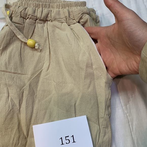 Coofandy- Linen-like, elastic waist Bermuda shorts with drawstring Size XXXL NWT - Picture 7 of 7